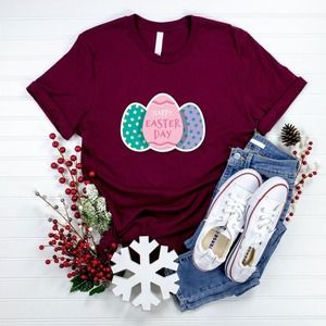 Happy Easter Day Shirt, Easter Shirt, Cute Easter Shirt, Easter Egg Shirt